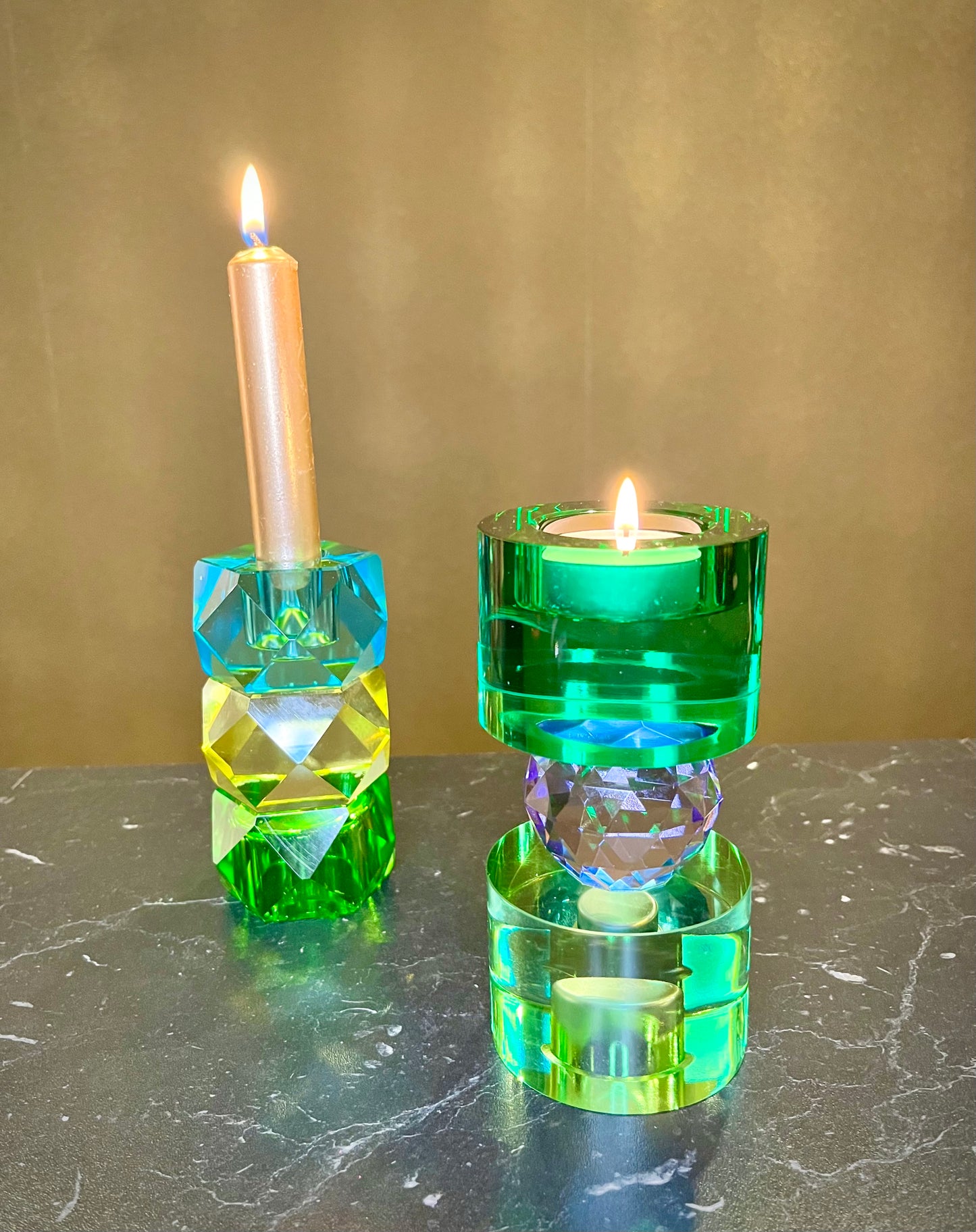 Chrystal Grass Candleholder