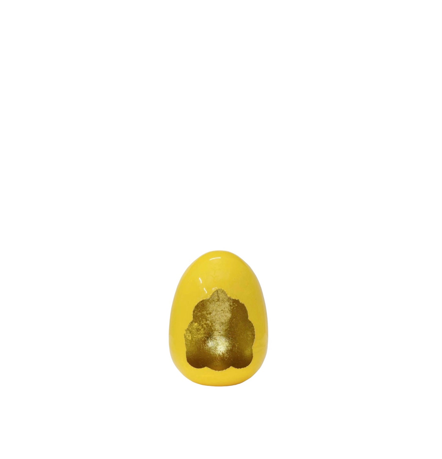 Egg Waxinelichthouder Yellow Mini