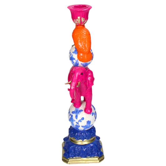 Colourful Elephant Candleholder (Pre-Order)