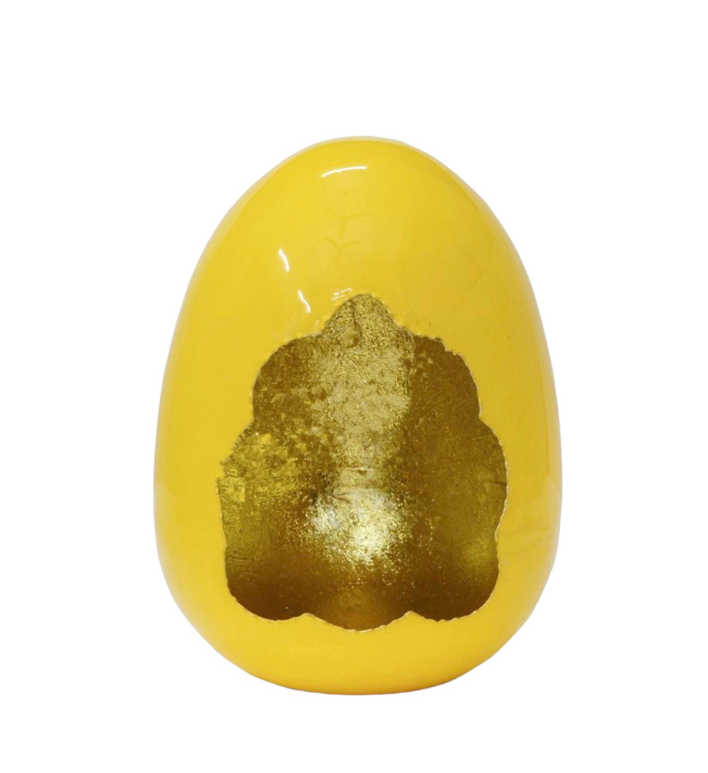 Egg Waxinelichthouder Yellow L