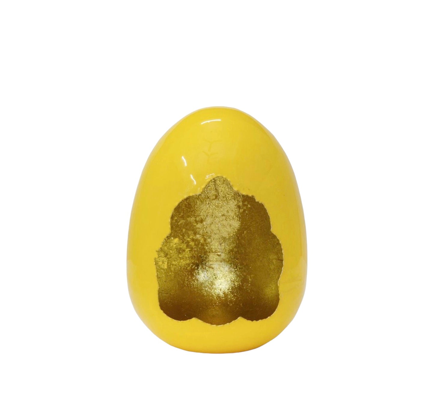 Egg Waxinelichthouder Yellow M