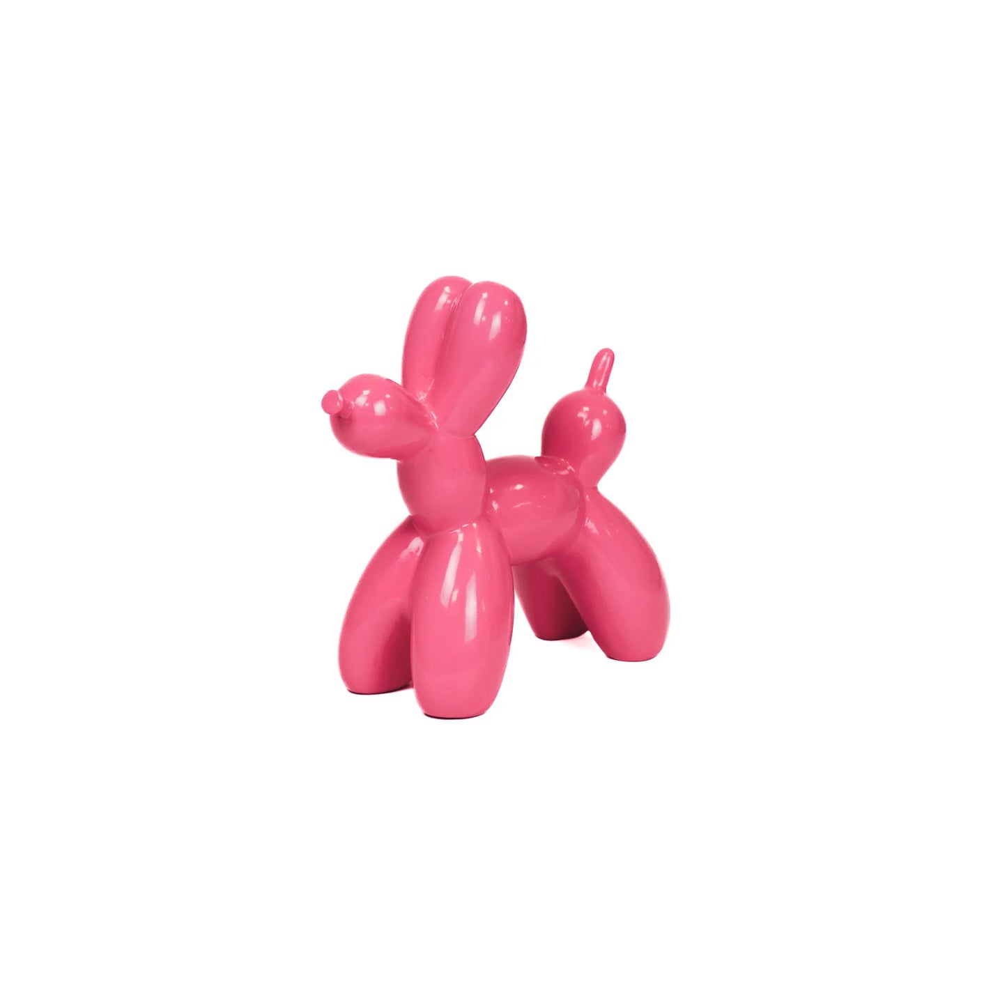 Neon Pink Balloon Dog