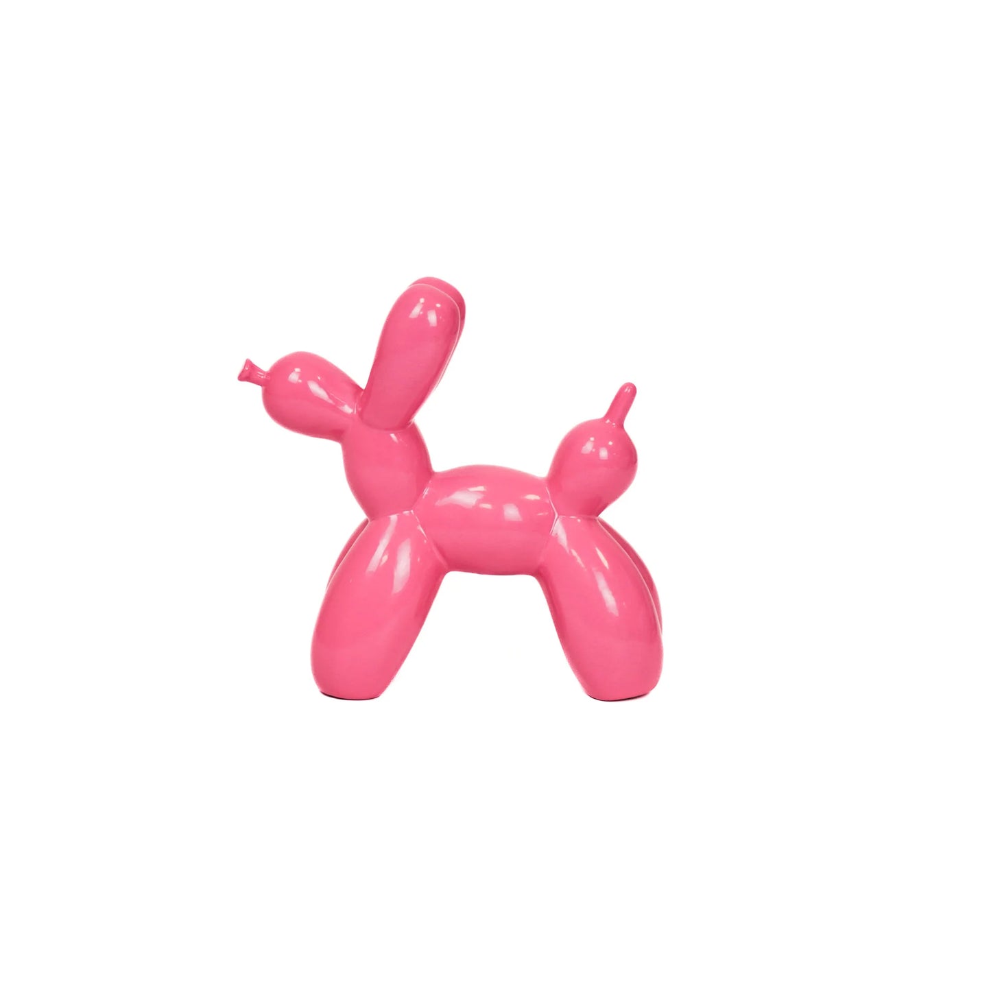 Neon Pink Balloon Dog