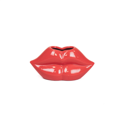 Mini Lip Vase Red