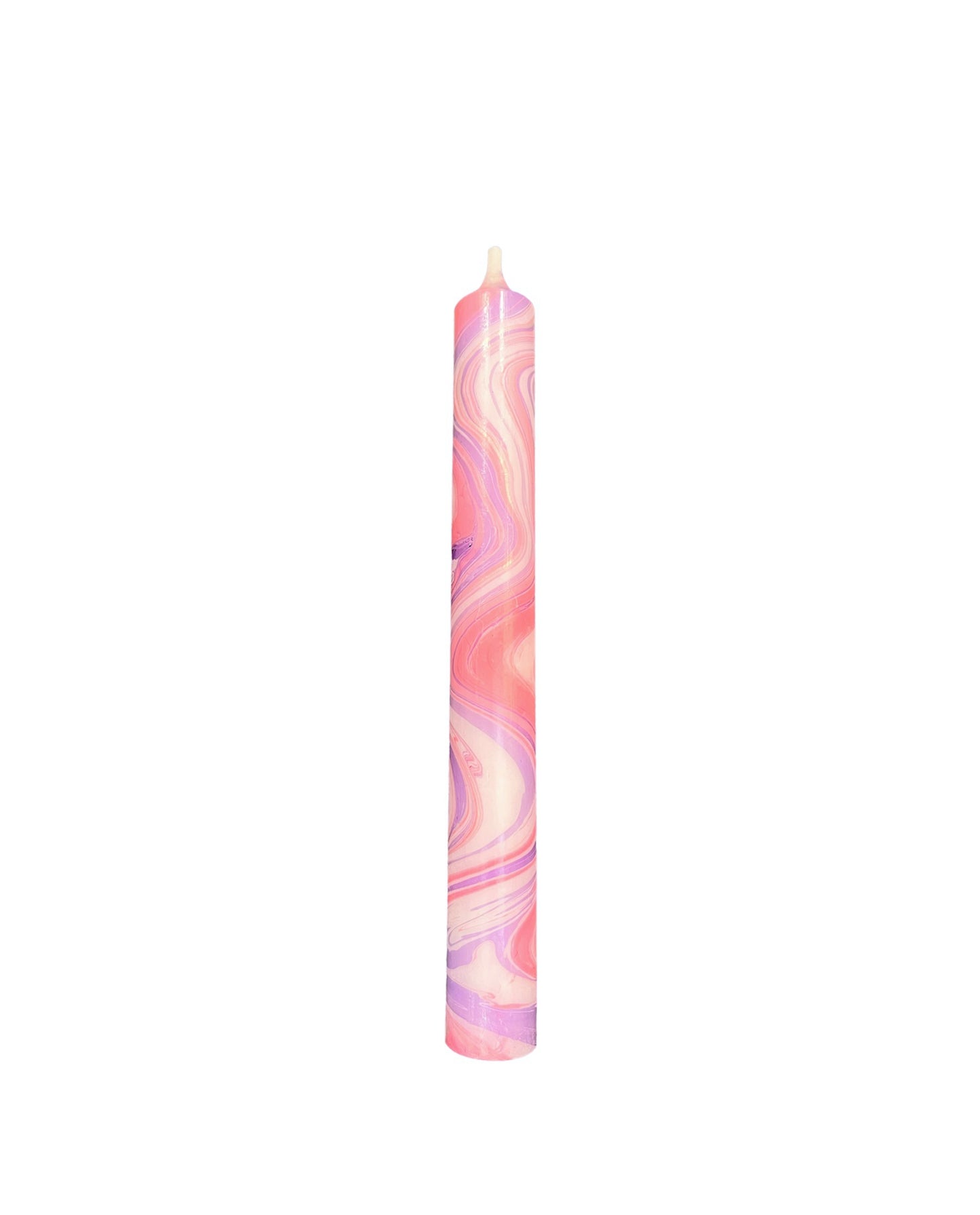 Marble Candle Pink Blossom