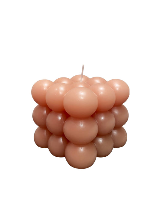 Bubble Candle Beige