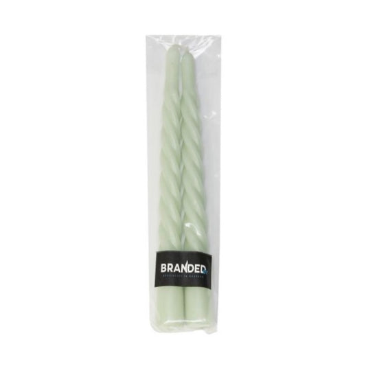 Swirl Kaars Mint