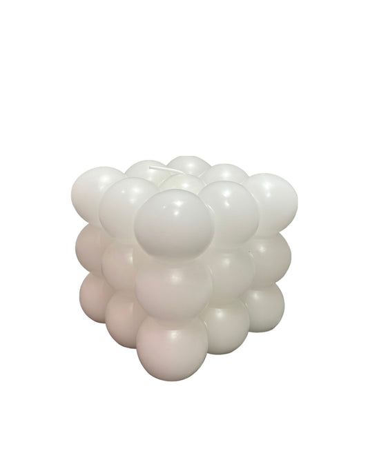 Bubble Candle White