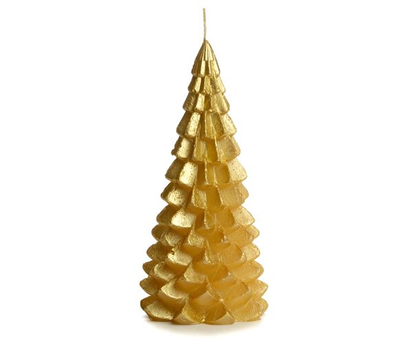 Kerstboom Candle Gold