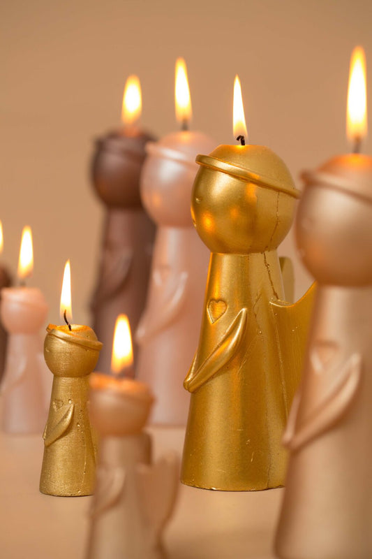 Angel Candle Gold